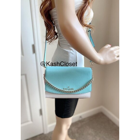 Kate Spade crossbody carson purse convertible shoulder bag poolside multi - Picture 9 of 12